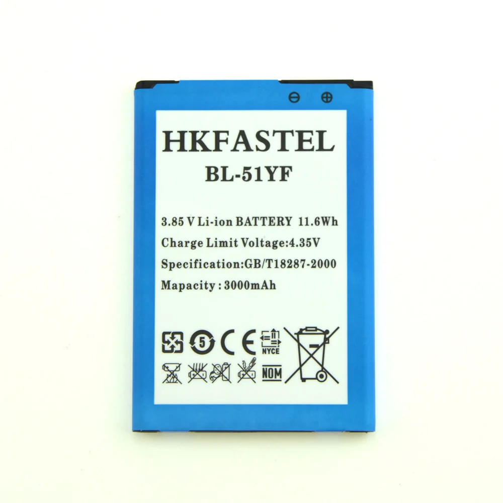 BL-51YF 51YF литий-ионный аккумулятор новый оригинальный Батарея для LG G4 H815 H818 H819 VS999 F500