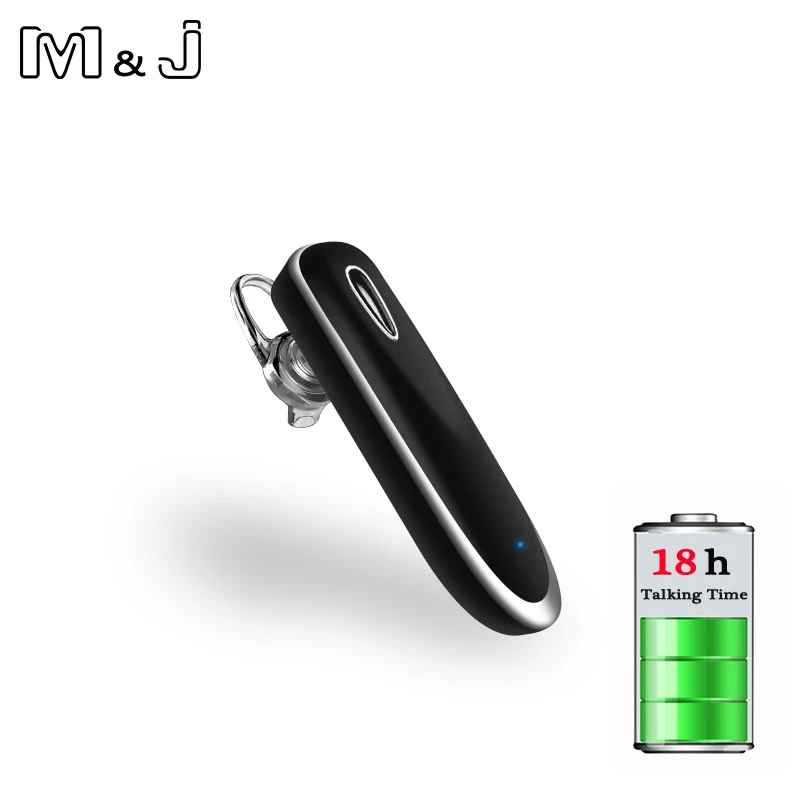 Деловые Bluetooth наушники M & J F14 Беспроводная стереогарнитура с микрофоном