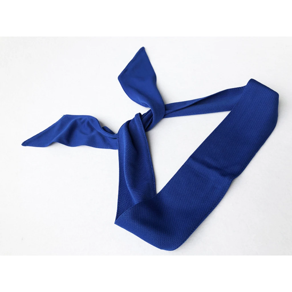 Sports Solid Head Tie Sweatband Tennis Basketball Sweat Hair Band Headband Fits Comfortably Under Helmets Moisture for Men Women
