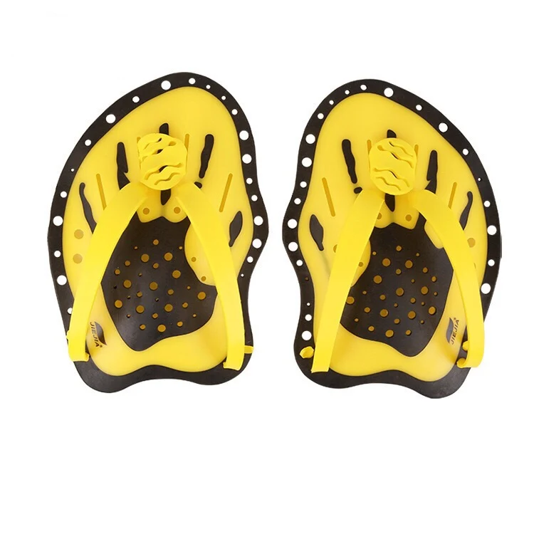 1 пара плавательных весла регулируемые ПВХ ручные перепончатые перчатки для начинающих ручные плавники тренировочные перчатки для дайвинга весла для водного спорта