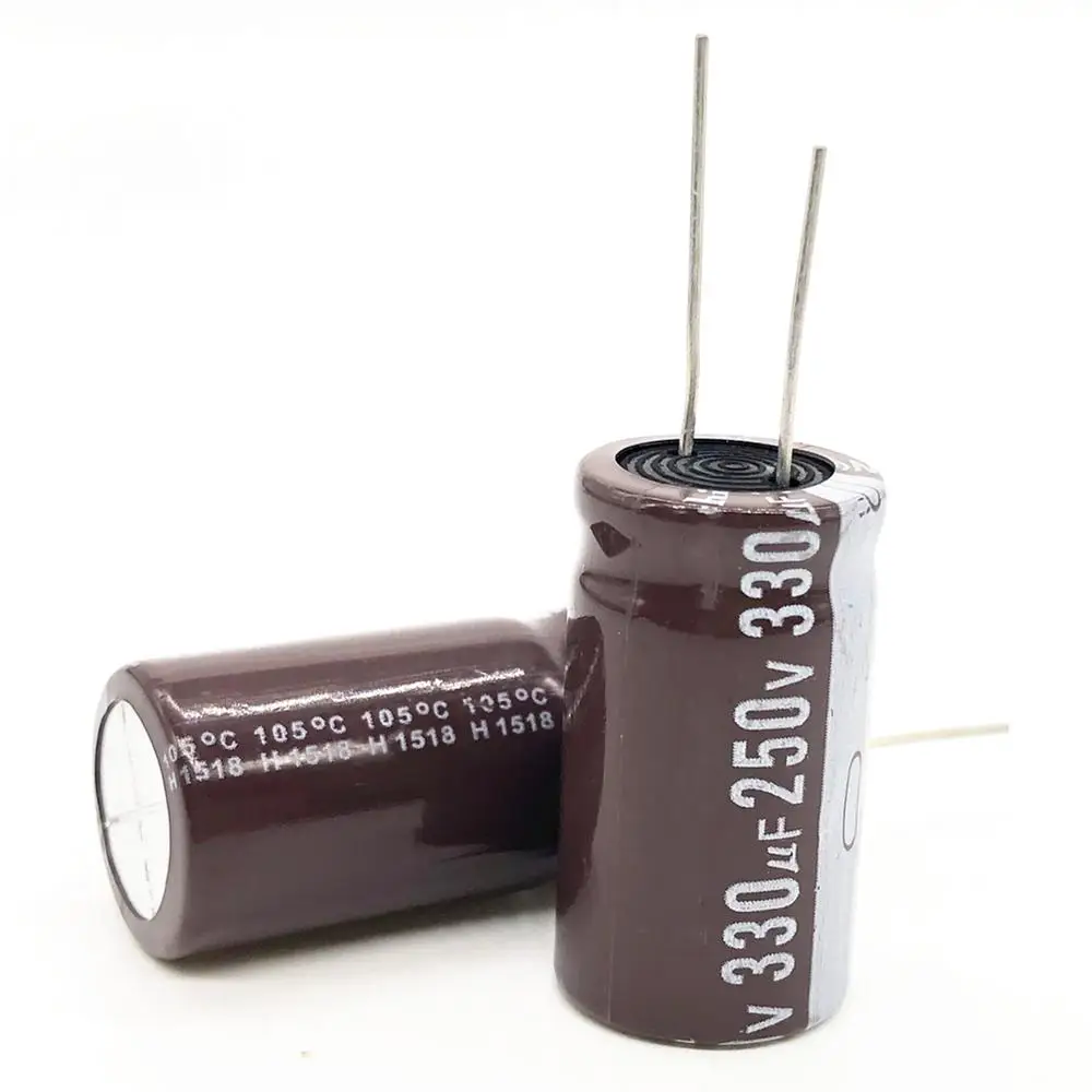 

3pcs/lot 250v 330uf high frequency low impedance 18*35 20% RADIAL aluminum electrolytic capacitor 330000NF