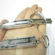 EDC гаджет складывающийся ноготь клипер Ноготь Резак Ножницы брелок-триммер кольцо для ключей Маникюр Педикюр складной инструмент