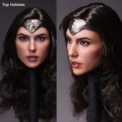 1/6 масштаб Wonder Woman Глава Sculpt резьба гадот модель подходит 12 дюймов Hottoys Phicen TBLeague женской фигуры тела куклы игрушки подарок