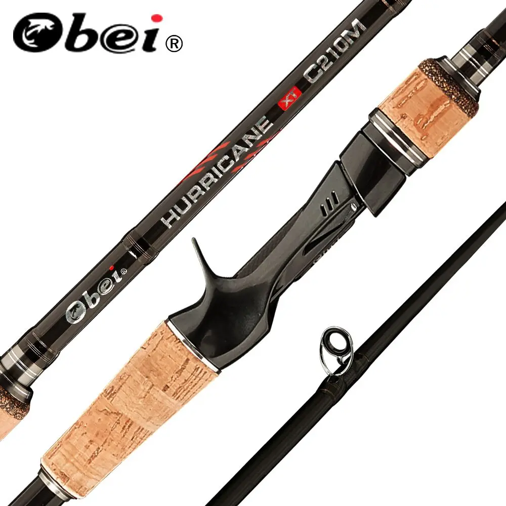 Obei perigee 1.8 m 2.1 m 2.4 m 2.7 m 3 القسم baitcasting الصيد قضيب السفر جدا ضوء الصب الغزل إغراء 5g-40g M/ML/MH قضيب
