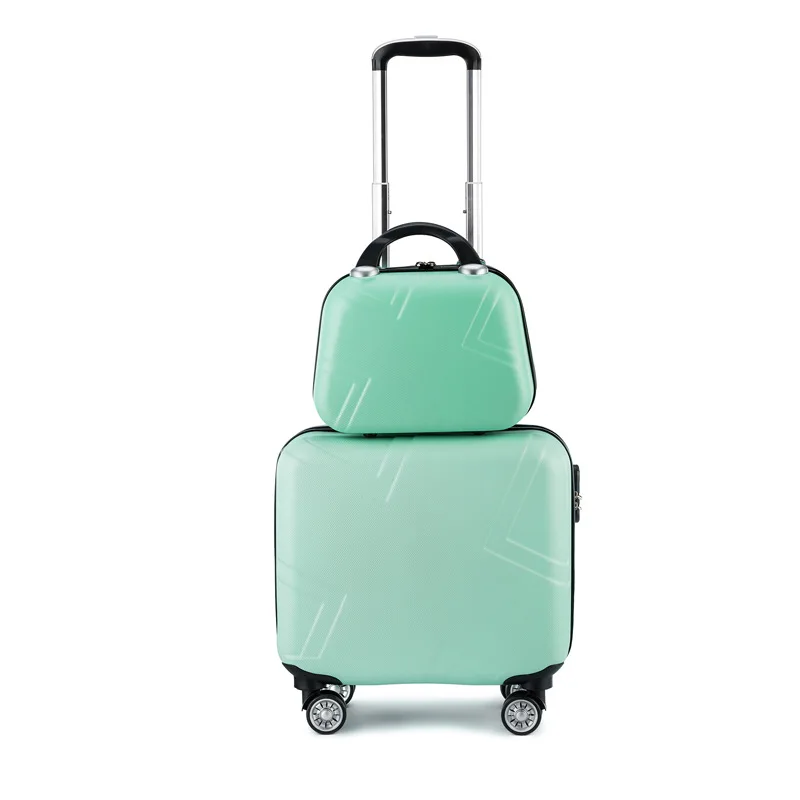 Чемоданы и путешествия bags18 дюймов Spinner водостойкий детский Багаж мини carry on чемодан Комплект чемодан для поездок сумки с колёса