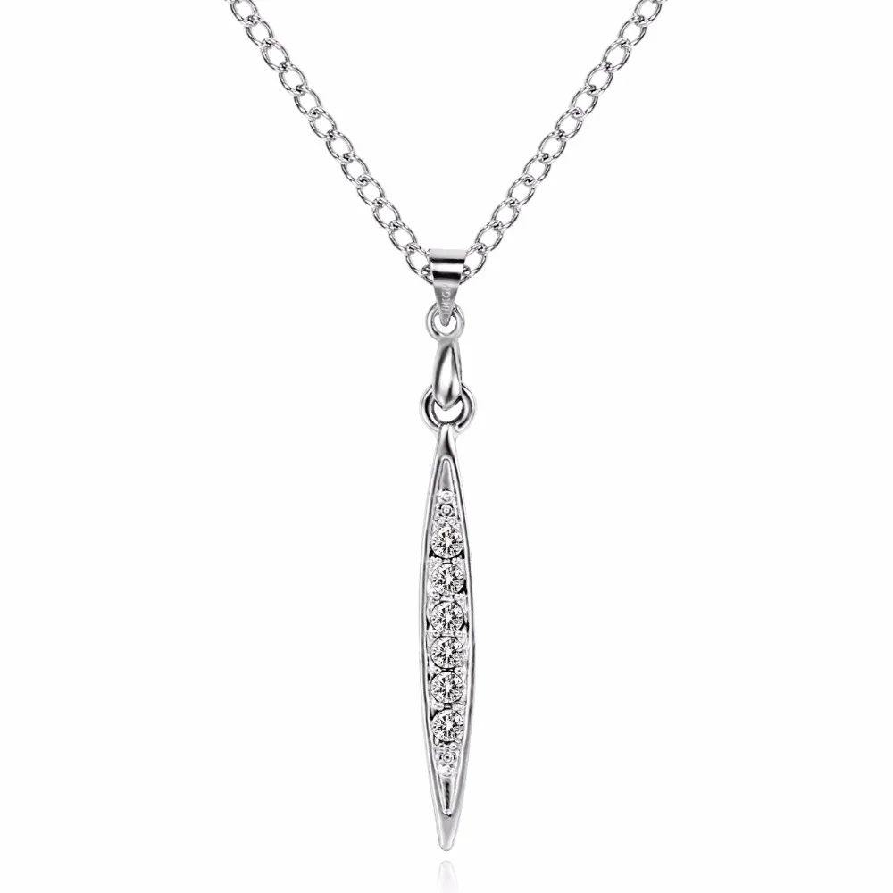 

Fashion alloy droplets and silver pendant necklace for women Improving temperament choose jewelry For the party