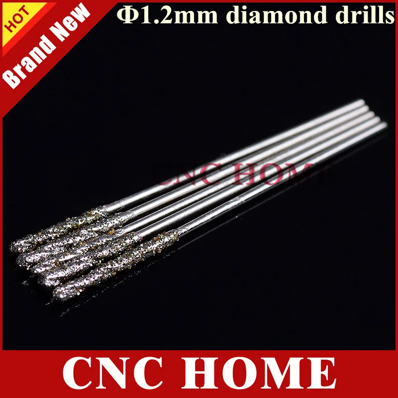 

10pc 1.2mm Micro Diamond Jade Drill Bits, Twist Drill, Ceramic Punch Needle, Tools for Crystal, Onyx, glass, Emerald, hole maker