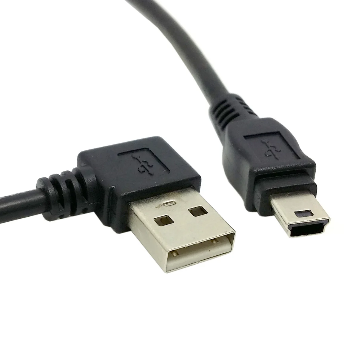 

CY Chenyang USB 2.0 A M Right Angled USB to Mini B Male Cable 50cm For Hard Disk Case SSD MP3