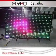 Свадебный фон светодиодный дисплей на занавесе видео занавес