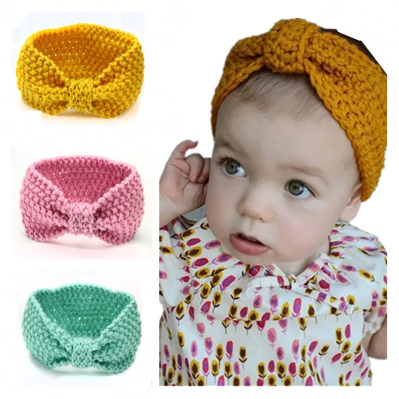 Serre Tete En Laine Pour Enfants Serre Tete En Tricot Decoration Pour Cheveux Aliexpress