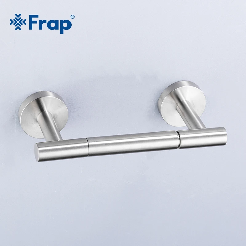 Günstig Frap Metall Rolle Papier Halter Bad Wand Handtuch Rack Halterung Silber Regal Hängen Regal Wand Montiert Wc Rolle Halter Y14012