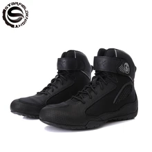ARCX Motorcycle Boots Men Motorcycle Shoes Moto Riding Boots Breathable Motorbike Biker Chopper Cruiser Touring Ankle Shoes