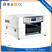 new product uv printer digital golf ball flatbed printer AR-led mini4 with embossing effect