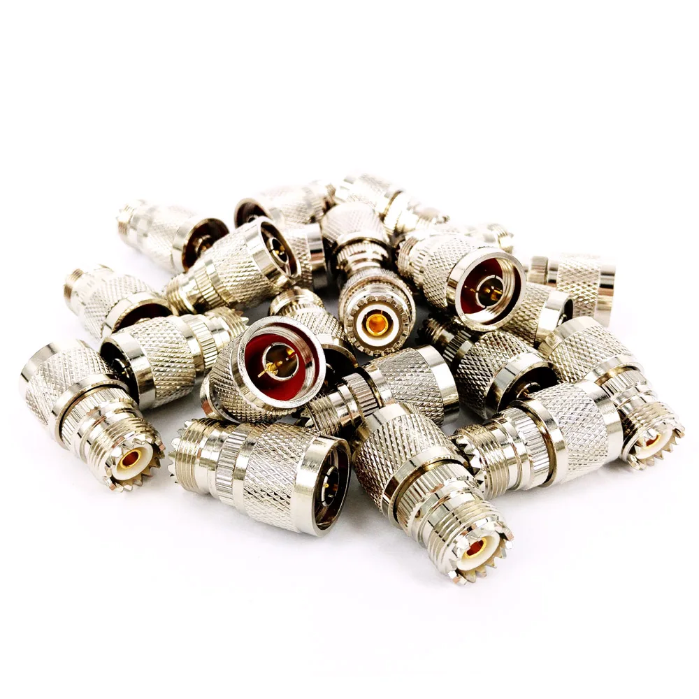 N Male to UHF SO-239 Female Jack RF Coaxial Connector Adapter 6