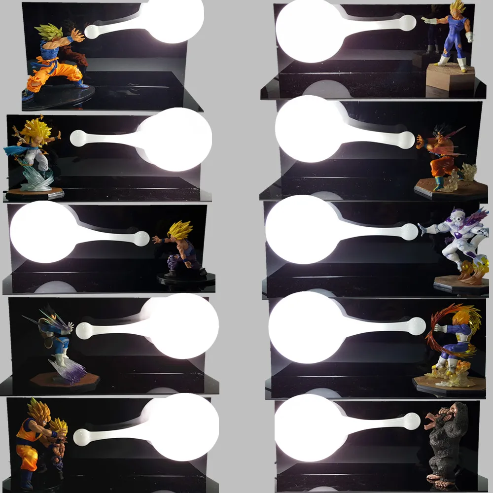 Настольная лампа Luminaria светодиодный ночник Son Goku Vegeta Gohan Kamehameha декоративное