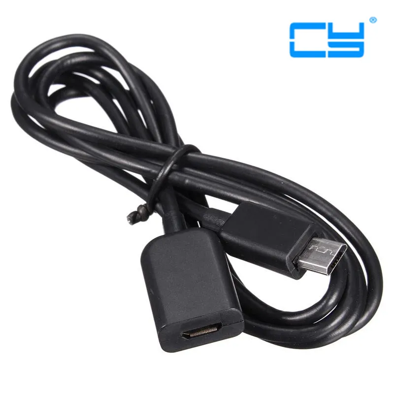 Высокое качество 1 м микро USB 2 0 B 5pin папа к женскому m/F расширение зарядки зарядное