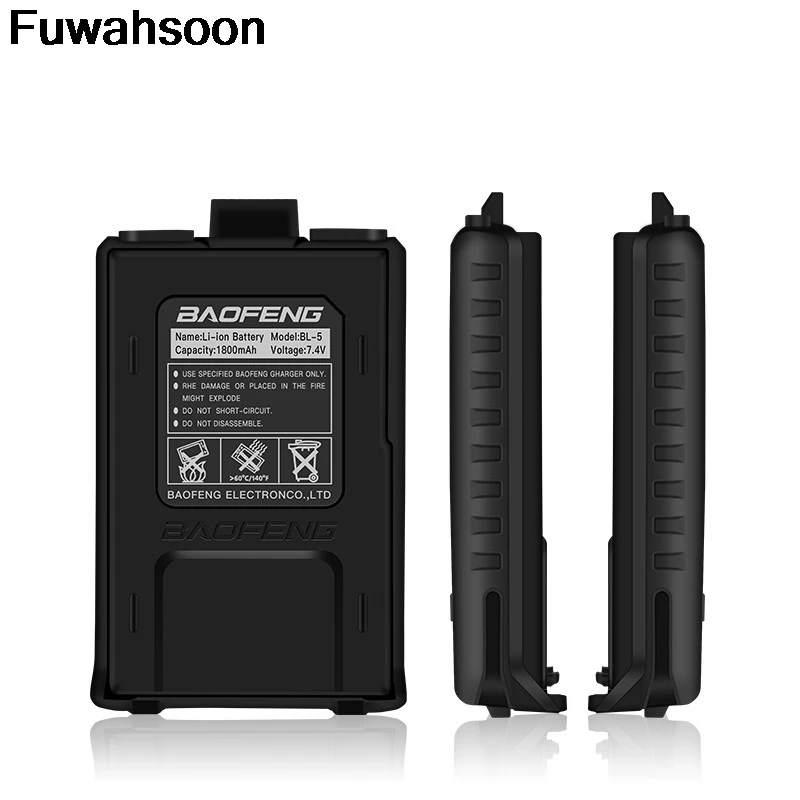 

Baofeng 1800mAh Li-ion Battery BL-5L For Baofeng UV-5R UV-5RE Walkie Talkie Two Way Radio