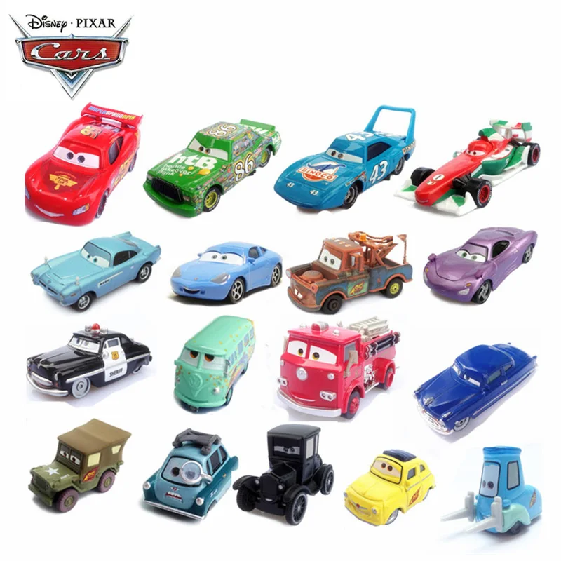 39Style Disney Pixar Cars 3 2 Jackson Storm Cars Ramirez The King Mater 1:55 Diecast Metal Alloy Model Cars Kid Gift Boy Toys