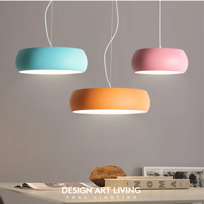 Online Nórdico macarrones multicolor dormitorio simlpe luz creativa encantadora diseñador luz niños envío libre