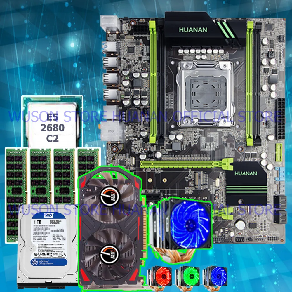 HUANAN ZHI X79 motherboard with M.2 slot CPU Xeon E5 2680 C2 with cooler RAM 32G(4*8G) 1600 RECC 1TB 3.5' SATA HDD GTX750Ti 2G HUANAN ZHI X79 motherboard with M.2 slot CPU Xeon E5 2680 C2 with cooler RAM 32G(4*8G) 1600 RECC 1TB 3.5' SATA HDD GTX750Ti 2G