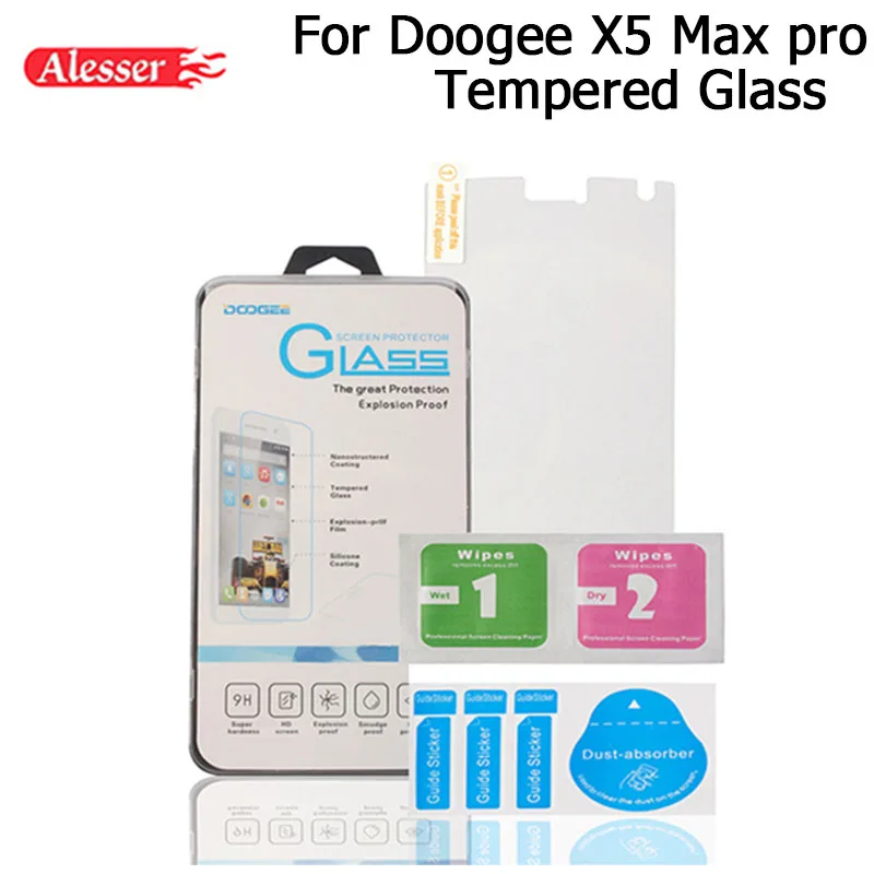 Alesser Для Doogee X5 Max Pro Закаленное стекло пленка из закаленного стекла-устойчив к