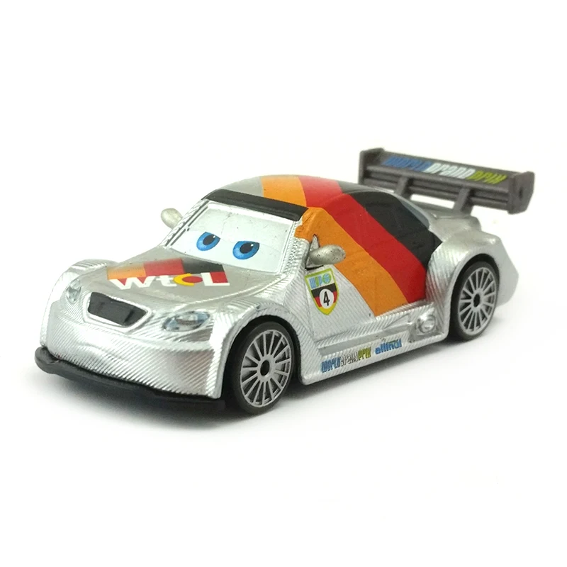 

Disney Pixar Cars Max Schnell With Metallic 1:55 Diecast Metal Alloy Toy Car Model Loose New Kids Boy Gift Free Shipping