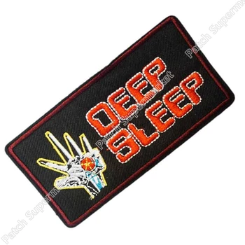 

4.4" LOGAN'S RUN Logans Sandman Deep Sleep Ops TV MOVIE Series Uniform rockabilly applique sew on/ iron on patch Free Shipping