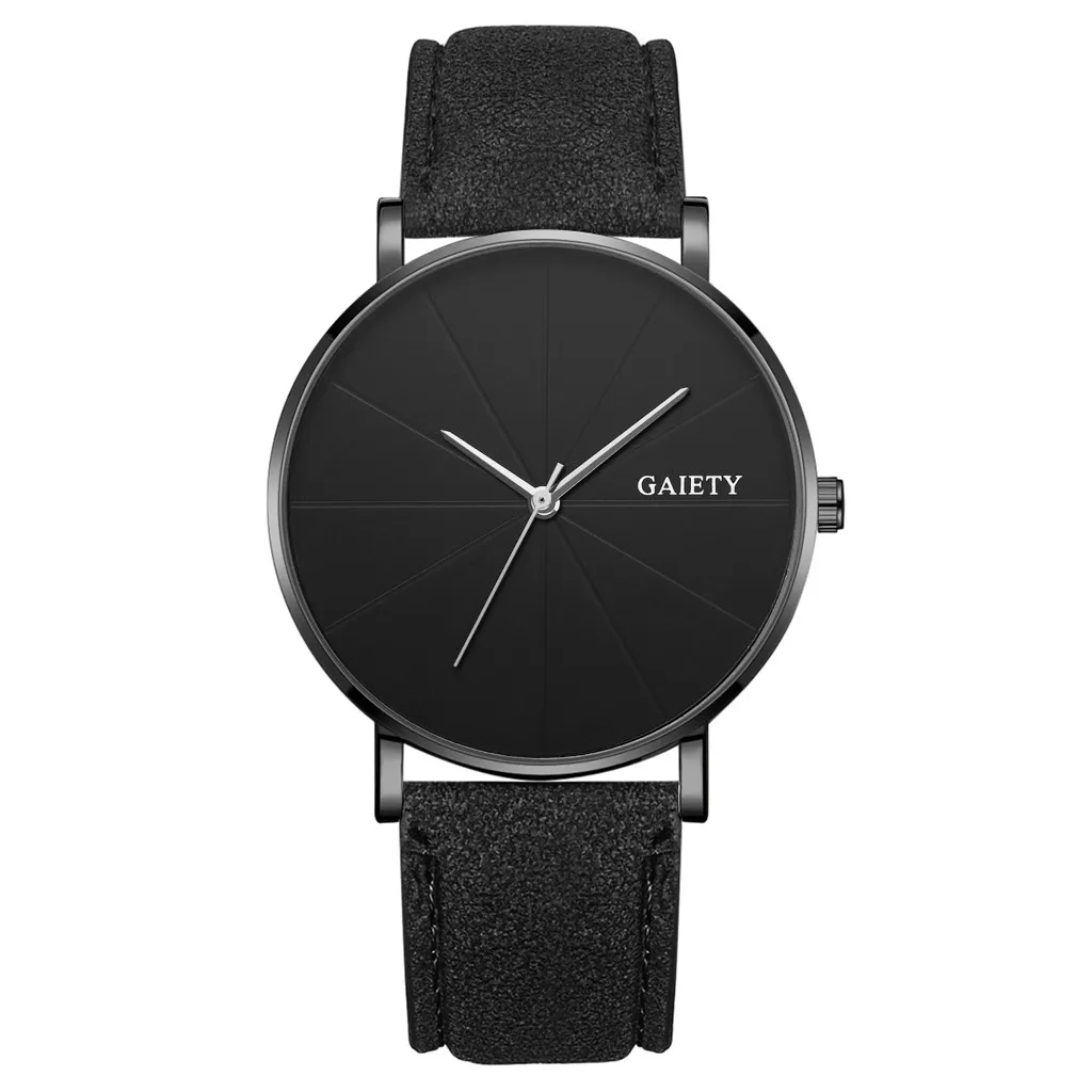 

2019 New Watches Men Fashion Casual Unobtrusive Simple Single Business Leather Band Watch Quartz Relogio Luxury Wristwatches