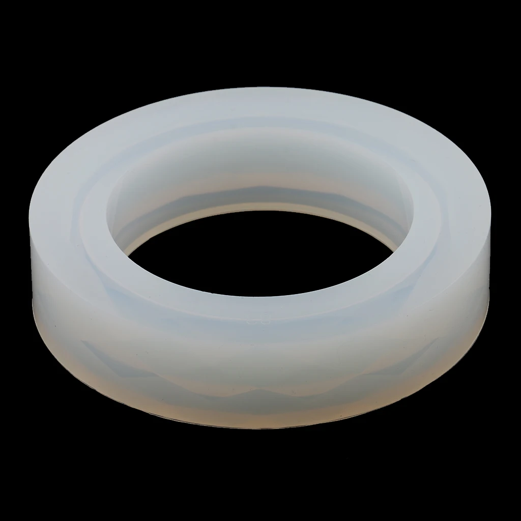 2 Sizes Round Silicone Mold Bracelet Casting Mould For Epoxy Resin Bracelet Bangle DIY Jewelry Tools