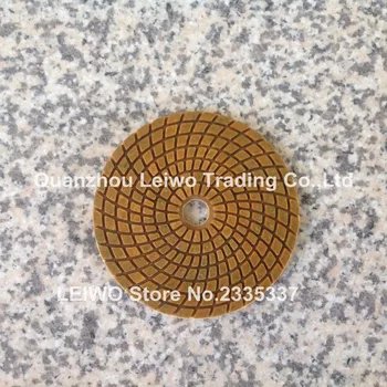 

Metal Polishing Pads 4 inch (100 mm) Spiral Teeth Stone Polishing Discs Marble Circle Abrasive Pad Thickness 2.7 mm