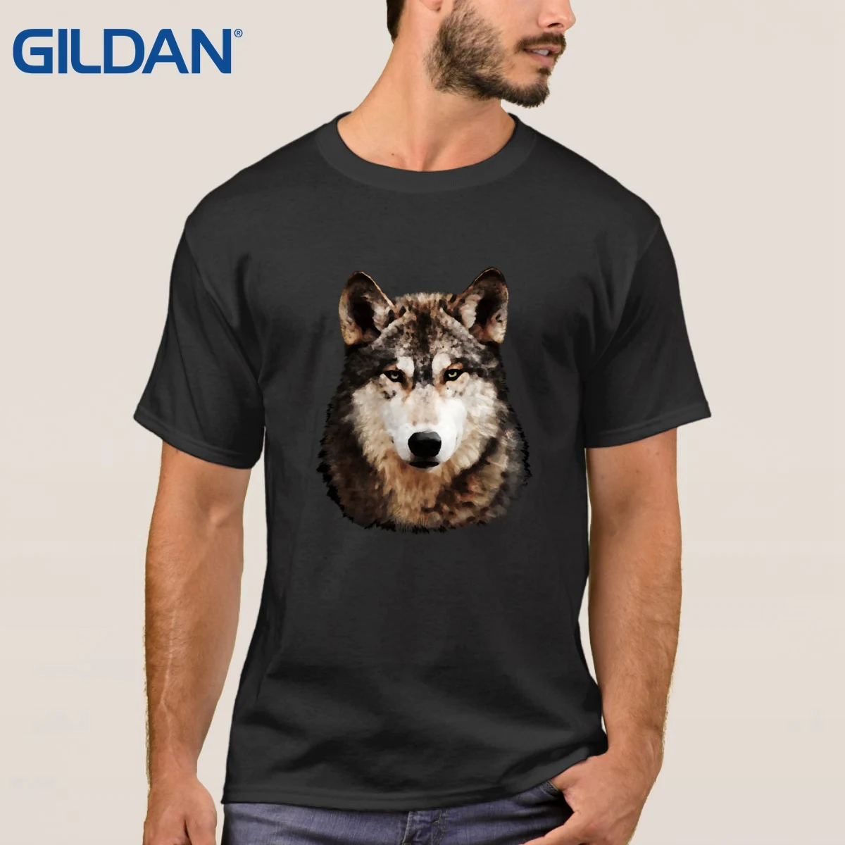 north face wolf shirt