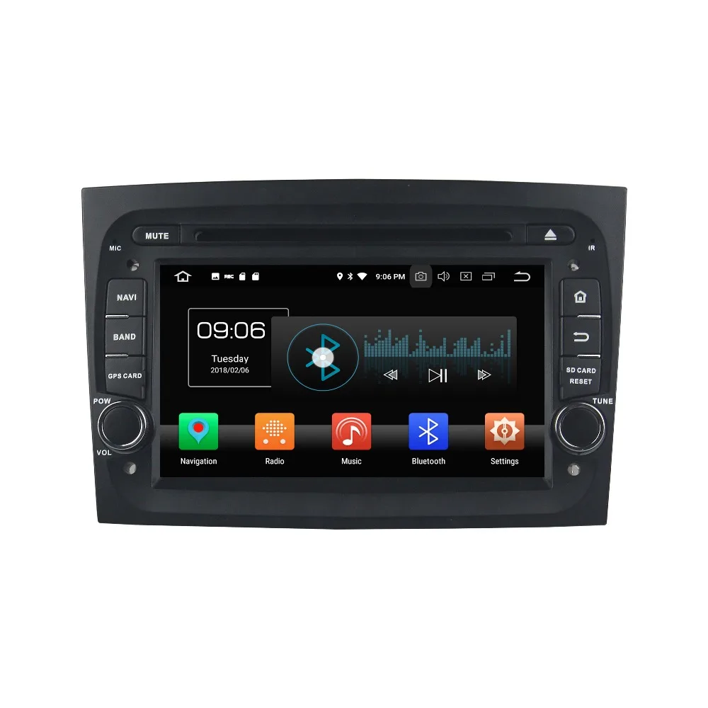 

OTOJETA Android 8.0 car DVD octa Core 4GB RAM 32GB rom IPS screen multimedia player for FIAT DOBLO 2016 head untis recorder