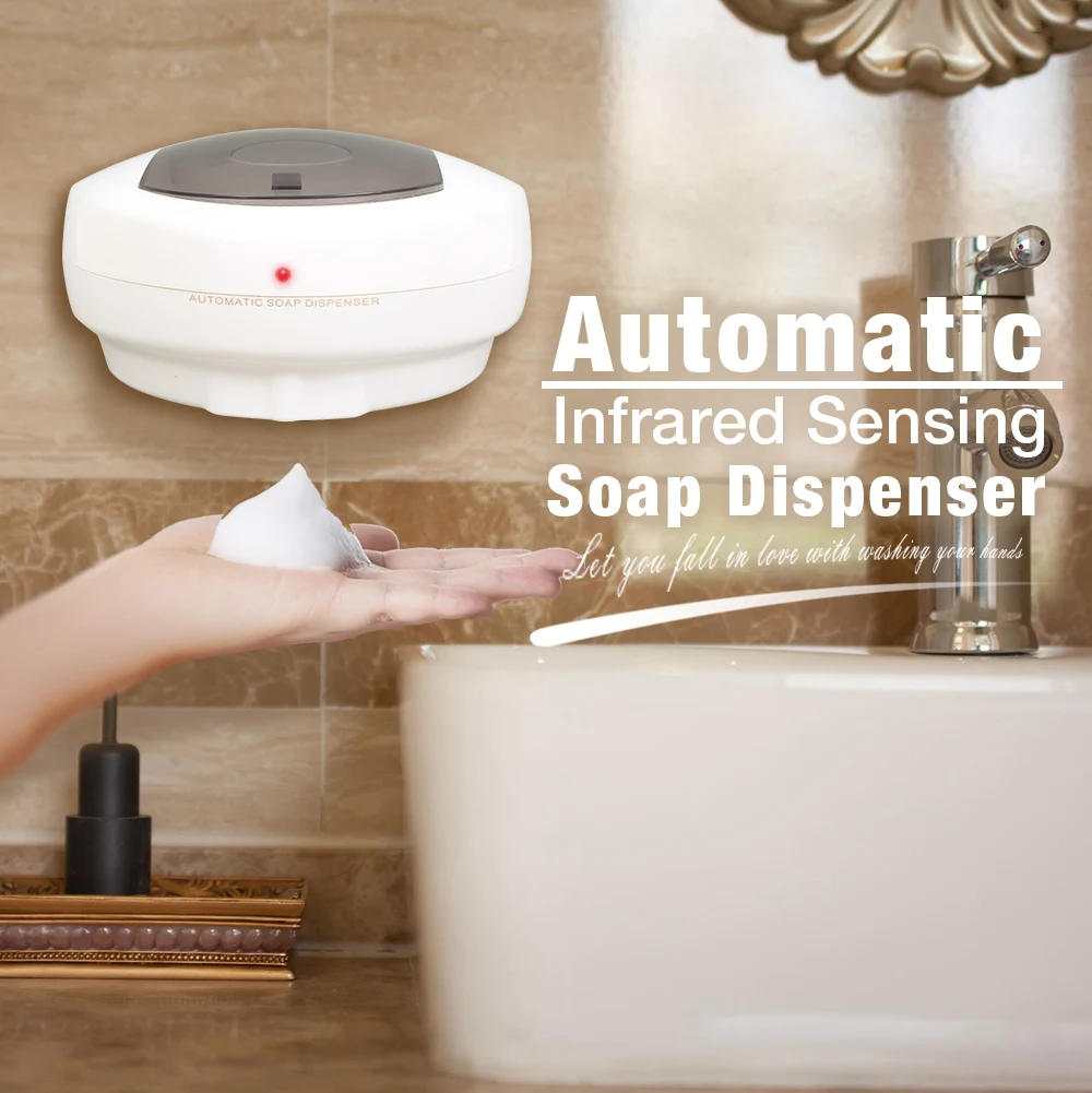 

500ml Wall Mounted Liquid Automatic Soap Dispenser Bathroom Accessories Sensor Touchless Sanitizer Soap Dispenser For Kitchen