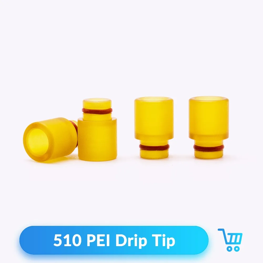 Мундштук для электронной сигареты Quartz Banger 2 шт./лот 510 PEI Drip Tip дрип тип V8 Baby Kayfun V5 Ijust