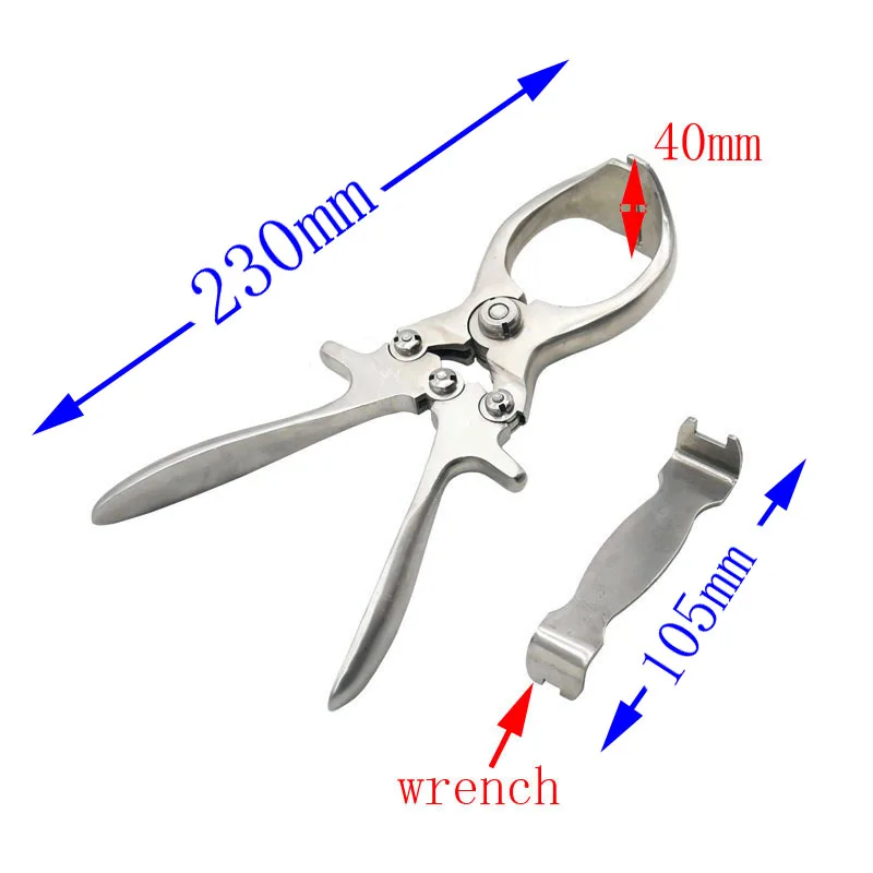 2 шт. инструмент для животноводства из нержавеющей стали без крови свиньи овцы кастрации зажим кастрации инструмент Кастрации Щипцы фермы животные