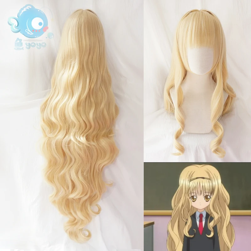 

110 см маширо Рима косплей парик длинный кудрявый Shugo Chara! Синтетические волосы для вечевечерние НКИ Doki из аниме Хэллоуин + шапочка для парика