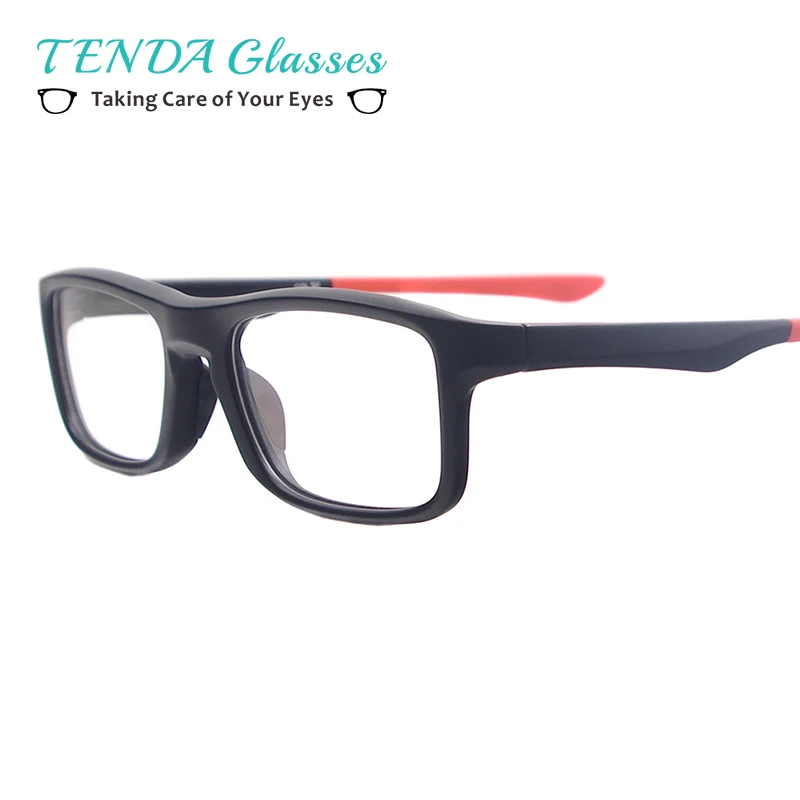 

Fashion Lightweight Plastic Eyeglasses Frame Men Rectangular Sports Eyewear For Prescription Lenses Myopia Multifocal