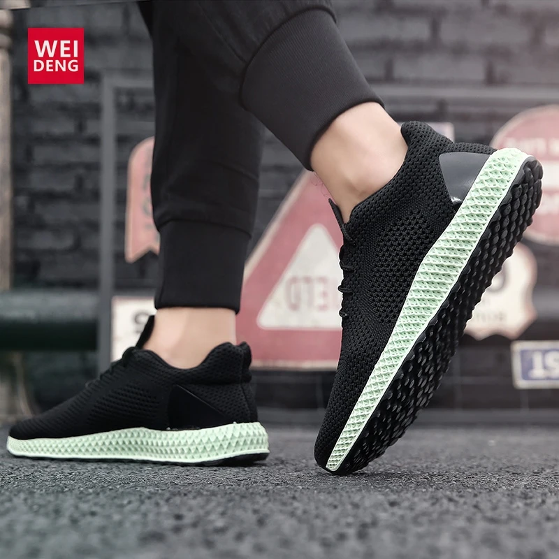 WeiDeng ультракрутая сетчатая обувь для будущего воздуха Carft 4D дышащая Беговая