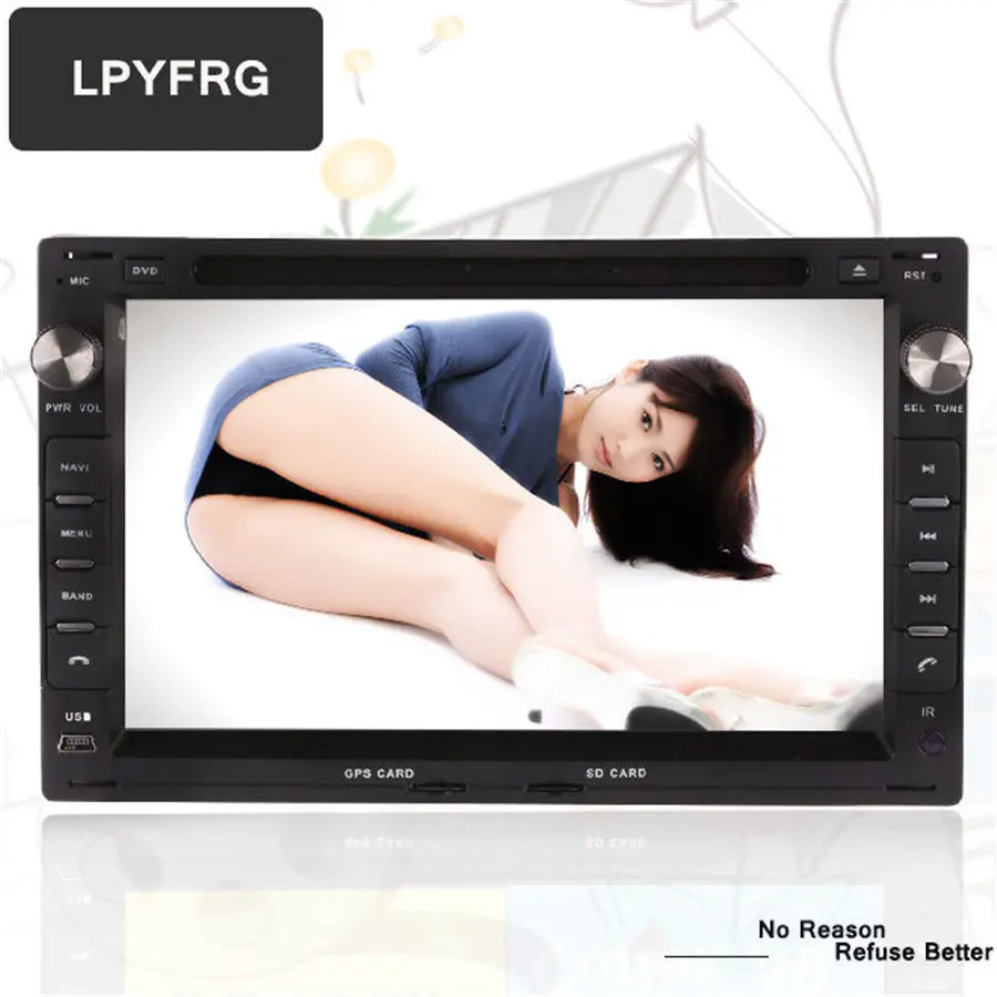 Sale 1024*600 2GB RAM Android 7.1 Car DVD GPS For VW Glof Bora Passat Mk5 Golf Mk4 Polo Jetta Seat Bluetooth Radio Disc Player 2 DIN 3