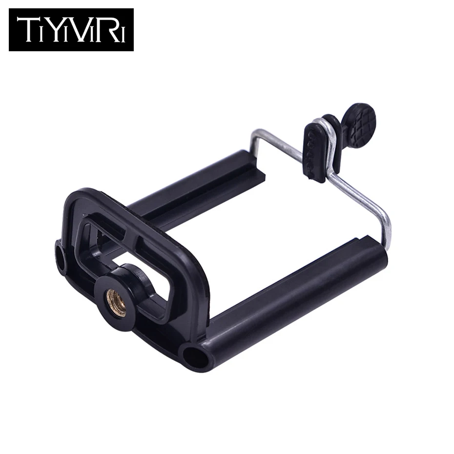 

Universal Mobile Phone Clip Holder Mount Bracket Adapter for Smartphone Camera Cell Phone Tripod Stand Mount Adapter Monopod