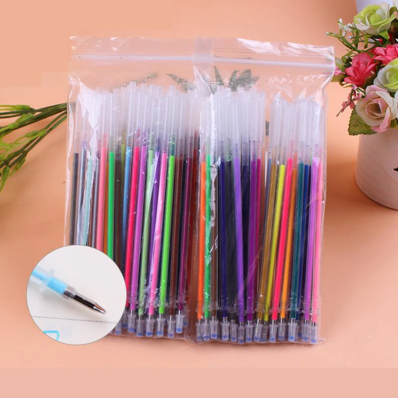 

Creative Color Neutral Reflector 12/36 Colors Flash Pen Holder Core Powder Pepper Basket Student Student Graffiti Painting