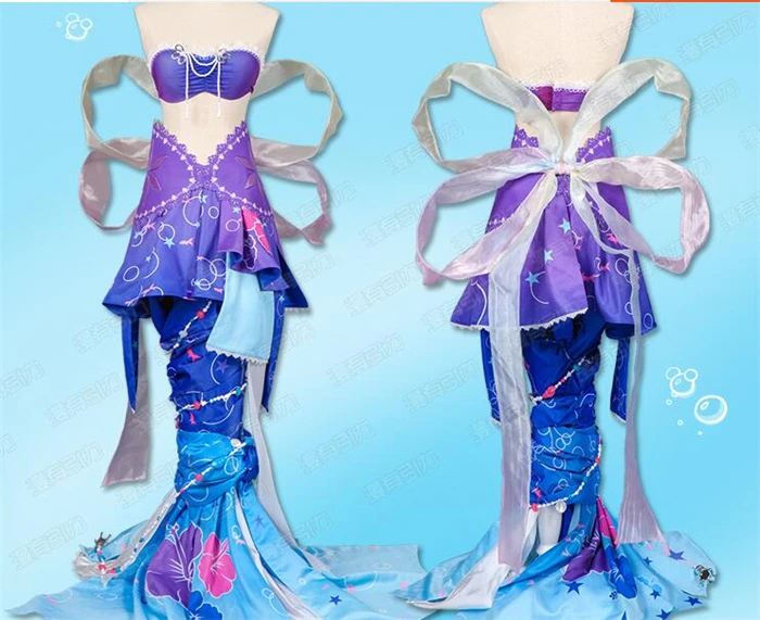 

love live TOJO NOZOMI mermaid awakening cosplay costume free shipping D