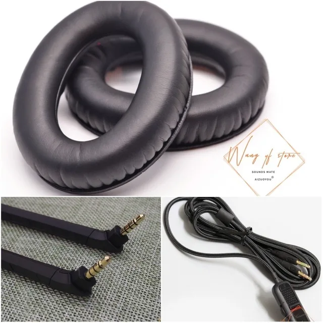 $US $10.27  Foam Cushion Ear Pads For Kingston HyperX Cloud Revolver S Gaming Headset EarPad and Extend Cable F