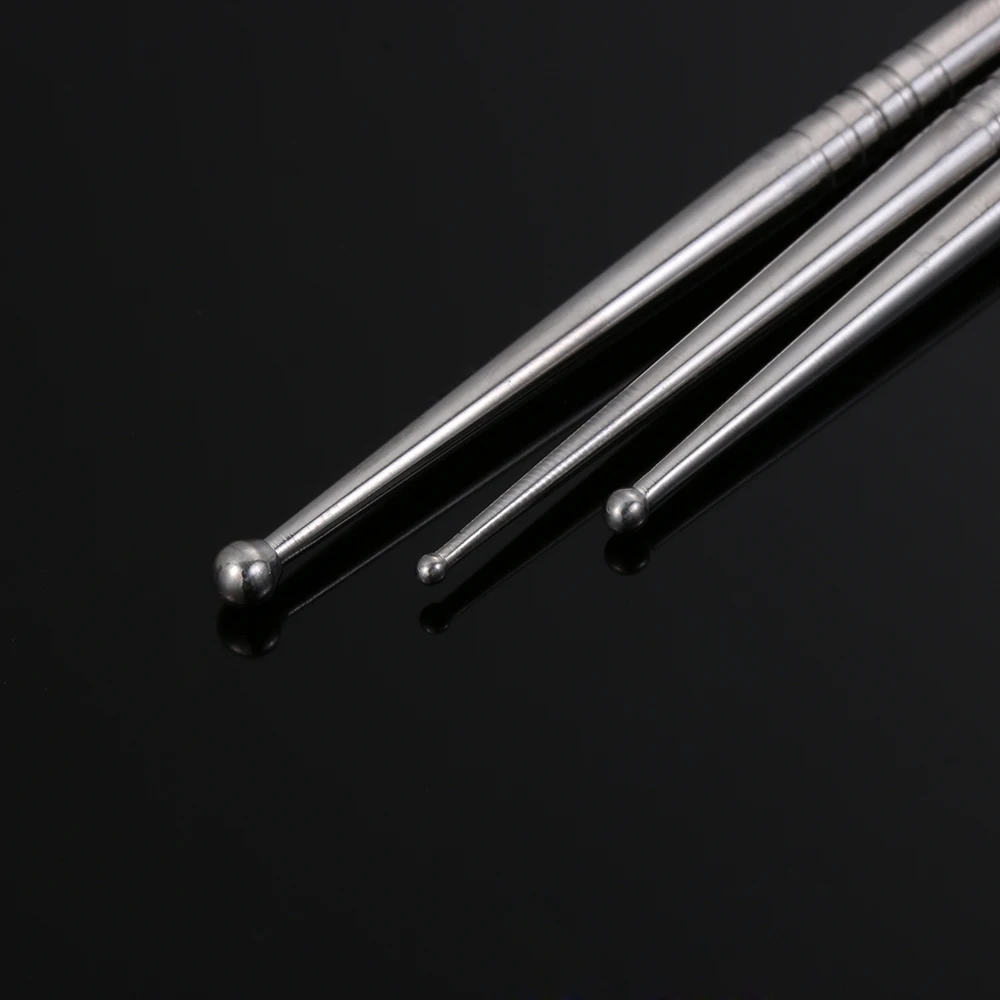 Carving Rod Stainless Steel Pottery Clay Double Head Sculpture Pottery Model Model Clay Sculpting Tools Kit 3Pcs/Set pottery sculpting tools clay sculpting tools pottery tools clay craft tool