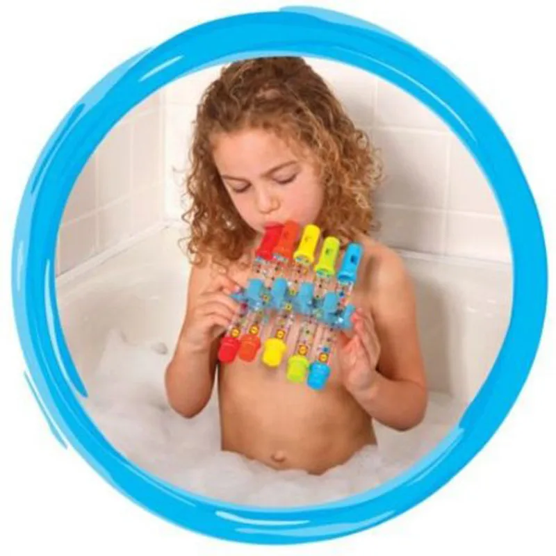 5 шт./1 ряд Детские ванны купальные игрушки для купания ванны могут быть заполнены с водная флейта играющие на инструментах головоломки просвещения