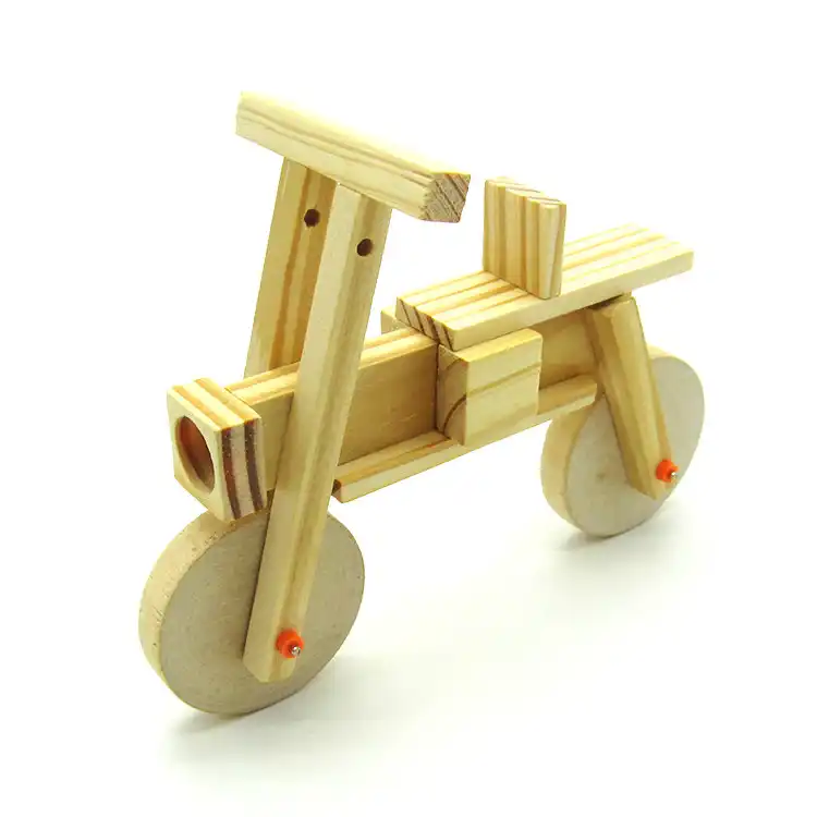 wooden bike toy