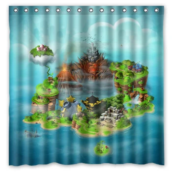 

Free Shipping!Super Mario Printed Waterproof Polyester Shower Curtain&Bath Curtain(Size 180X180CM)