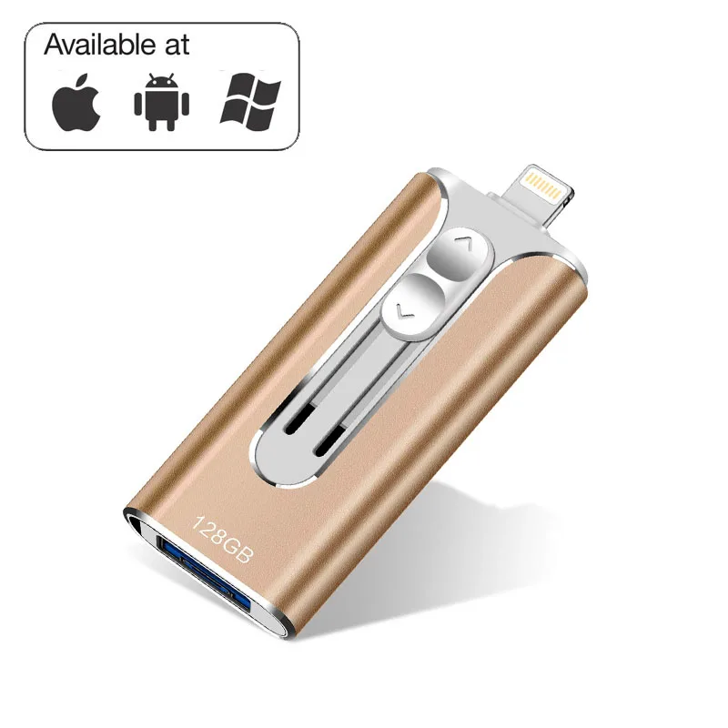 USB флеш накопитель 3 в 1 для iPhone/Android 16 ГБ 32 64 128 флешка OTG Usb 0 внешний флэш карта