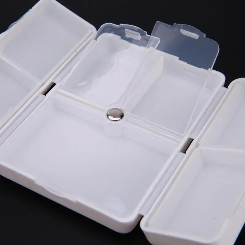 Складной Pill Box мини контейнер с наркотиками планшет чехол для хранения 7 Дней Случае Таблетки