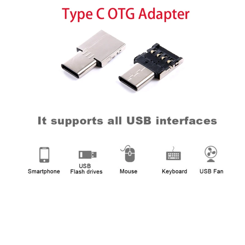 Тип C к USB OTG разъем адаптера для USB флэш-накопитель S8 Note8 для Android Phone-U1JA